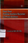 DASAR-DASAR PENDIDIKAN KESEHATAN MASYARAKAT DAN PROMKES