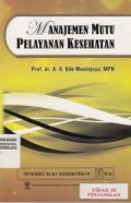 MANAJEMEN MUTU PELAYANAN KESEHATAN